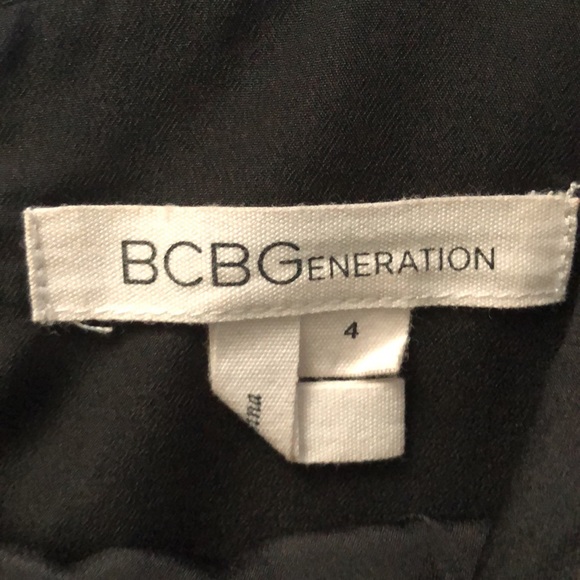 BCBGeneration Black & White Striped Dress - Picture 4 of 4